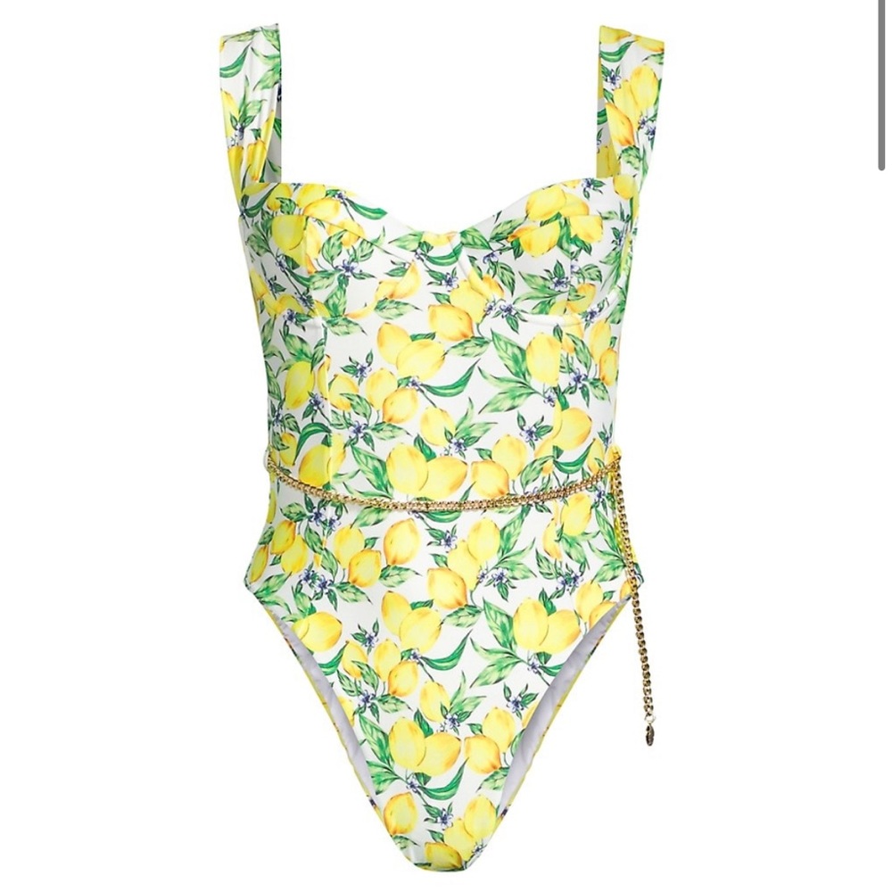 WeWoreWhat lemon bathing suit